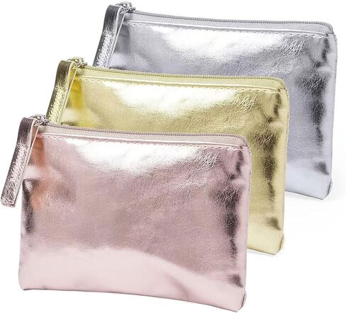 3Pcs Mini Coin Purse,Portable PU Leather Wallet with Zipper,Small Change Holder Pouch for Women Credit Card ID Key in Saudi Arabia