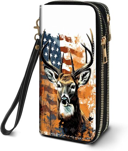 Women's Large Capacity Wallet PU Leather Zip Around Clutch Purse Multifunctional Wallet with Removable Wristlet Strap for Smart Phone/Coin/Card/Cash, Sugar Skull Girl Roses in Saudi Arabia