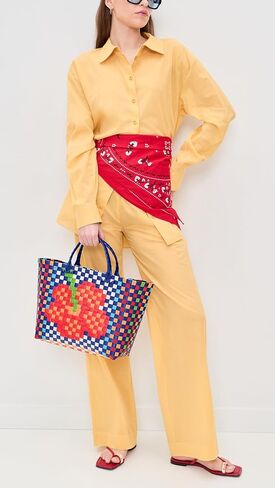 FARM Rio Women's Flower Woven Bag in Saudi Arabia