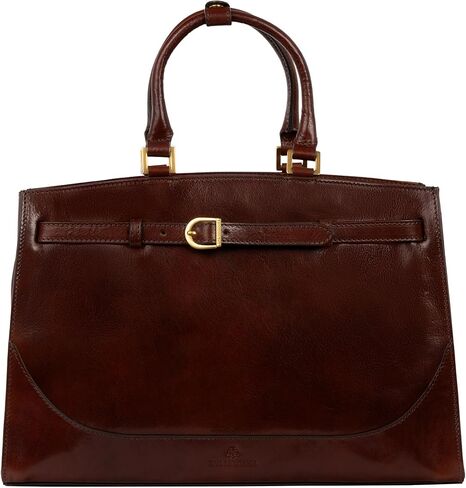 Time Resistance Leather Handbag for Women – Full-Grain Leather Tote Bag – Top Handle Shoulder Bag in Saudi Arabia