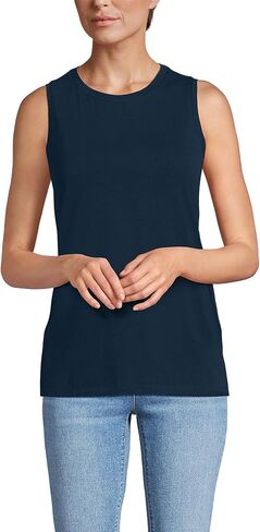 Lands' End Women's Supima Cotton Tank Top in Saudi Arabia