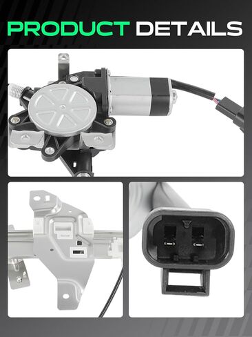 YHTAUTO Front Power Window Regulator Driver Side with 2-Pin Motor Assembly for Chevy Impala 2000-2005 Sedan in Saudi Arabia