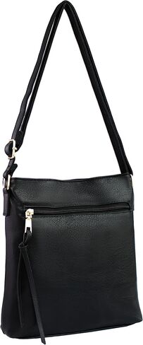 Small PU Leather Crossbody Bags for Women, Adjustable Shoulder Bag, Lightweight Ladies Cute Purse Multi Pocket in Saudi Arabia