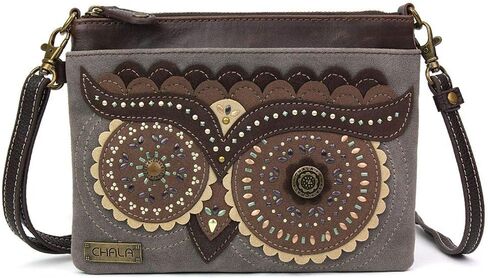 Chala Handbags Owl Dazzled Mini Crossbody Handbag in Kuwait