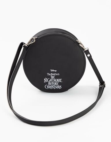 Disney The Nightmare Before Christmas Jack Skellington Black and White Body Bag | Zip-Up Bag for Carrying Essentials in Kuwait
