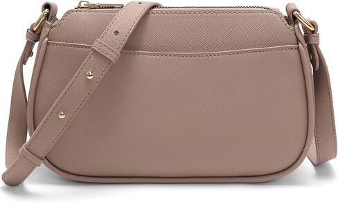 Women's Crossbody Bags - Vintage Trendy Leather Handbag for Travel with Adjustable Shoulder Strap in Saudi Arabia