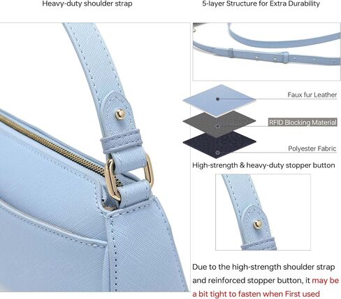 Women's Crossbody Bags - Vintage Trendy Leather Handbag for Travel with Adjustable Shoulder Strap in Saudi Arabia