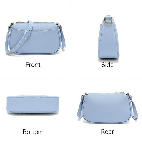 Women's Crossbody Bags - Vintage Trendy Leather Handbag for Travel with Adjustable Shoulder Strap in Saudi Arabia