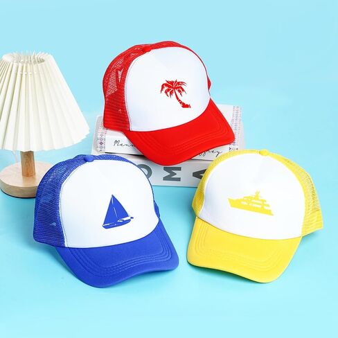 Yookat 8 Pieces Blank Baseball Caps Mesh Trucker Hat Sublimation Blank Trucker Hats for Men and Women in Saudi Arabia
