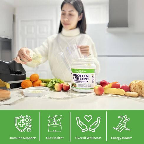 Paradise Herbs ORAC Energy Protein & Greens Powder, Antioxidant Power of 24 Servings of Fruits & Vegetables in 1 Scoop + 20g Protein, Unflavored, 15 Servings in Saudi Arabia
