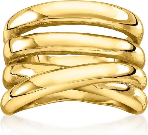 Ross-Simons 14kt Yellow Gold-Plated Multi-Row Ring in Saudi Arabia