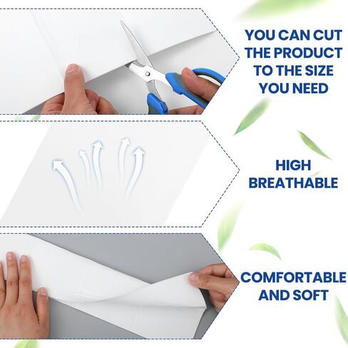 33 Pack Skinfold Dry Sheet Skin Moisture Management Individually Wrapped Skinfold Protector Pads with Non-woven Tape Set Pre-cut Non-chafing Underarm Neck Tummy Liner 6" x 14" in Kuwait