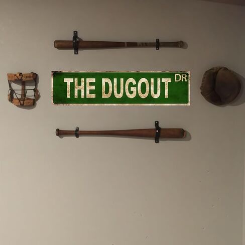 Baseball Signs for Boys Room 16x4 Inch Metal-Vintage Signs Metal Baseball Style; Cool Baseball Stuff and Baseball Accessories; Perfect as Baseball Gifts for Boys 6-8 in Saudi Arabia