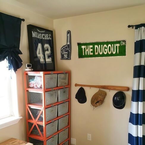 Baseball Signs for Boys Room 16x4 Inch Metal-Vintage Signs Metal Baseball Style; Cool Baseball Stuff and Baseball Accessories; Perfect as Baseball Gifts for Boys 6-8 in Saudi Arabia