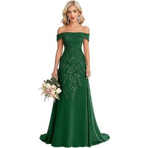 Strapless Mother of Bride Dresses 2026 for Wedding Lace Appliques Mother of the Groom Dress with Lace in Saudi Arabia