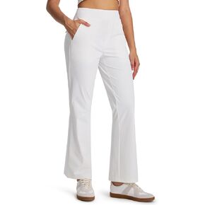 Libin Women's Pants with Pockets 29"/31" High Waisted Lightweight Bootcut Casual Pants for Golf Travel Work Athletic in Kuwait