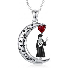 High School Graduation Gifts for Women 925 Sterling Silver Graduation Necklace Class of 2026 College Graduation Gifts in Kuwait