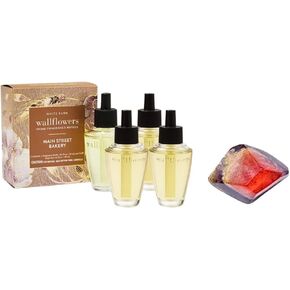 Main Street Bakery - White Barn Bath/Body - 4 Pack Wallflowers Home Fragrance Refills 0.8 fl oz / 24 mL and Stone Soap Natural (Packaging May Vary). in Kuwait