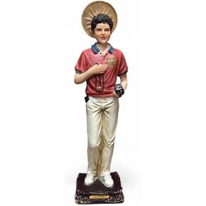 Statues M-A-S Collections Saint St. Carlo Acutis 8" Figurine Figura Catholic Religious Gift Imagen Santo Estatua Figura in Saudi Arabia