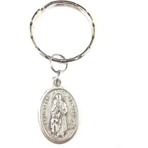 VPP St Vincent de Paul Medal Italy Key Ring Gift Box Prayer Card in Saudi Arabia