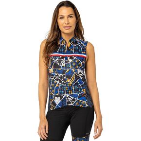 Terry Cycling Jersey Womens Signature Sleeveless Bike Jersey for Women with Pockets, Athletic-Fit Full Front Zip Summer Top in Kuwait