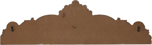 SOFE Large Wooden Wall Pediment, 33 × 10 Inches Farmhouse Scroll Wall Art, Above Door Walls Decor, Vintage Home Office Entryway Accent Wall Sculpture in Saudi Arabia