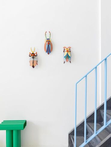STUDIO ROOF, Wall Art Beetles, Lunar Jewel Beetle, Eco-Friendly & Creative Gift in Saudi Arabia