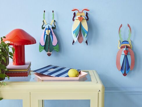STUDIO ROOF, Wall Art Beetles, Lunar Jewel Beetle, Eco-Friendly & Creative Gift in Saudi Arabia