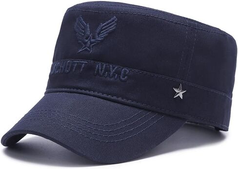Unisex Cotton Military Caps Cadet Army Caps Flat Top Cap Adjustable Military Cadet Cap Golf Dad Hat in Saudi Arabia