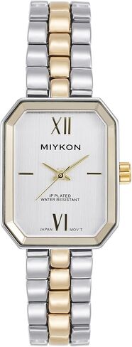 Miykon Bracelet Watches for Women - Vintage Luxury Octagonal Square Womens Watch, Classic Dainty Cute Watch for Petite Thin Wrists - Unique Cut Glass, Ion Polished, Japan Quartz, Waterproof to 100ft in Kuwait
