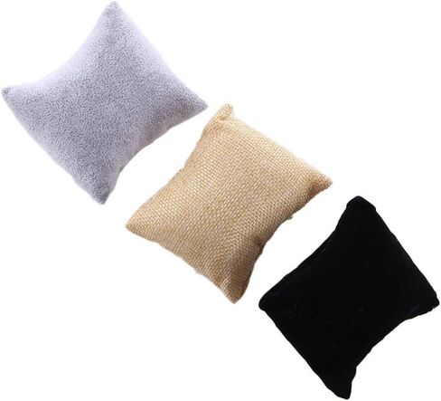 Kopida 3 Pcs Velvet Bracelet/Watch Pillows Jewelry Displays, Soft Durable Fashion Jewelry Cushions Display Stand for Box in Saudi Arabia