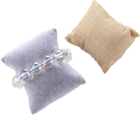 Kopida 3 Pcs Velvet Bracelet/Watch Pillows Jewelry Displays, Soft Durable Fashion Jewelry Cushions Display Stand for Box in Saudi Arabia