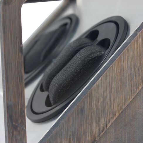 Automatic Double Watch Winder, 4 Watch Capacity, Dark Bamboo in Saudi Arabia