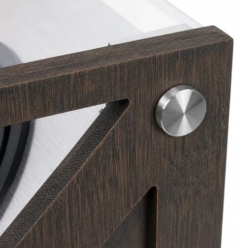 Automatic Double Watch Winder, 4 Watch Capacity, Dark Bamboo in Saudi Arabia