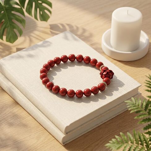 Chinese Feng Shui Good Luck and Wealth Bracelet for Men Women 8MM 10MM 12MM Red Cinnabar Bead，Lucky Bracelets Lucky Bracelets Used to Bring Wealth, Success, Money, Attract Wealth Money Feng Shui Jewelry in Kuwait