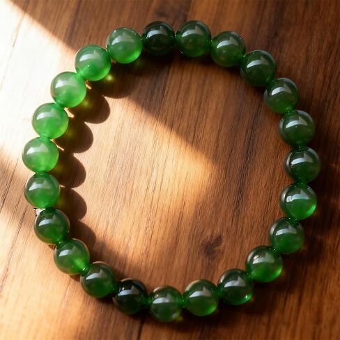 Beaded Stretch Bracelets for Women Malay Jade Bracelet for Wealth Eternal Happiness Jewelry Gift for Wealth Magnetism in Kuwait