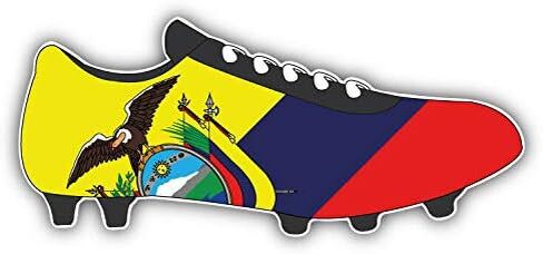 Ecuador Flag Soccer Cleats Round Metal 0.75" Lapel Pin Hat Shirt Pin Tie Tack Pinback in Saudi Arabia