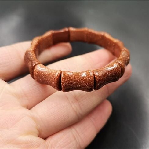Chinese Natural Green Hand Carved Bamboo Jade Bracelet Fashion Boutique Jewelry Men and Women Green Bamboo Bracelet (Gem Color : 1) in Saudi Arabia