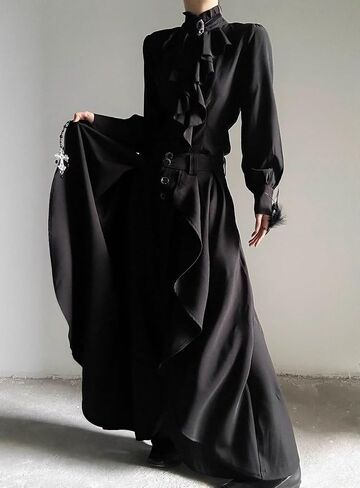 Y2K Ouji Fashion Victorian Blouse Women Vintage Emo Goth Grunge Visual Kei Lolita Shirt Tops Alt Clothes in Kuwait