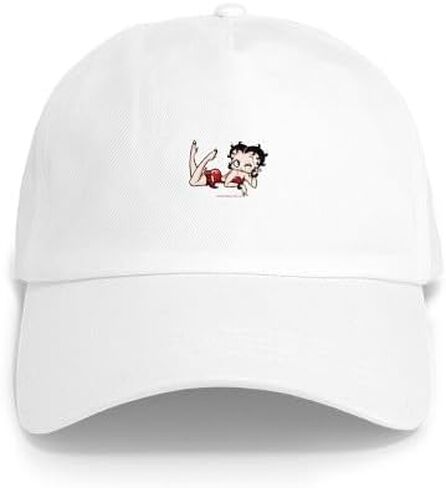 قبعة بيسبول قابلة للتعديل باللون الأحمر من CafePress Betty Boop in Kuwait