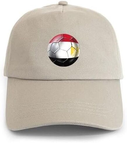 CafePress Egypt Soccer Ball Cap Adjustable Baseball Cap in Kuwait