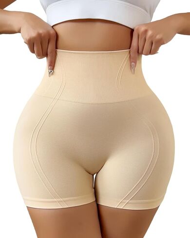 Seamless Tummy Control Shorts High Waisted Shapewear Sculpting Shorts Smoothing Underwear for Women in Saudi Arabia