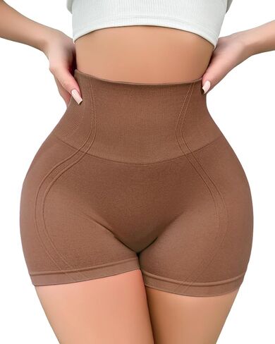 Seamless Tummy Control Shorts High Waisted Shapewear Sculpting Shorts Smoothing Underwear for Women in Saudi Arabia