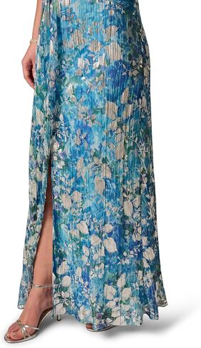 Adrianna Papell Foil Crinkle Gown in Saudi Arabia