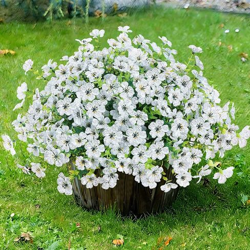 Sggvecsy Artificial Flowers for Outdoors 12 Bundles Realistic Faux Plants UV Resistant Fake Silk Daisy with Eucalyptus for Boxwood Planter Patio Porch Outside Spring Summer Decoration(Mixed 6 Color) in Kuwait