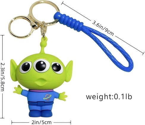 For Toy Theme Story 8pcs Cartoon Keychain, Cute Keychains Accessories Keyring Key Wristlet Car Charms Backpack Key Chain in Saudi Arabia