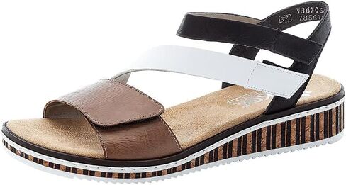 Rieker Women's Ankle Strap Sandal, 37/41 EU in Kuwait