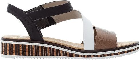 Rieker Women's Ankle Strap Sandal, 37/41 EU in Kuwait