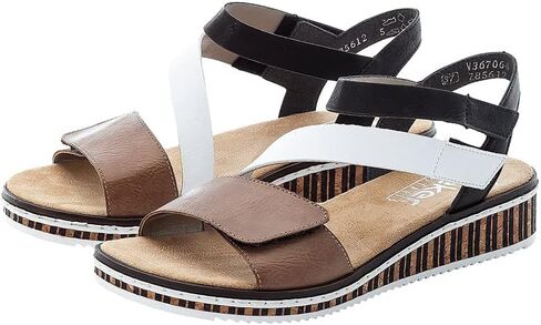 Rieker Women's Ankle Strap Sandal, 37/41 EU in Kuwait
