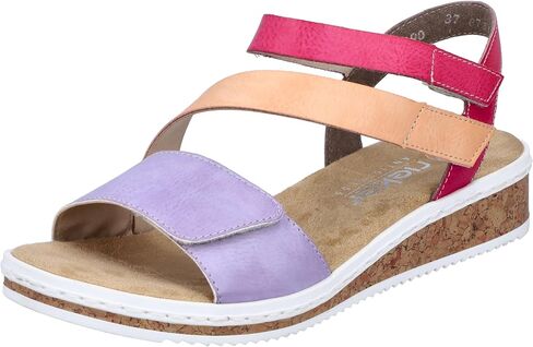 Rieker Women's Ankle Strap Sandal, 37/41 EU in Kuwait